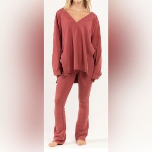 Free People Hot Shot Reversible Long Sleeve Set